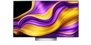 LG전자-올레드-TV 후기로 선명한 화질과 엄청난 사이드를 보여줍니다. 현재 TV 정면 이미지입니다.