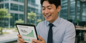 중개형 ISA 비과세 세법 상향된 중개형 ISA의 연간 4,000만 원 한도 장벽과 비과세 혜택 확인하는 직장인이다