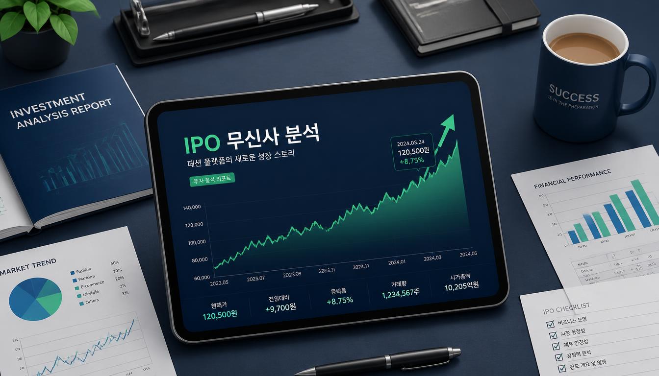 공모주 청약 방법 주식 거래 사무실의 책상 위에 고사양 태블릿이 놓여 있는 모습.